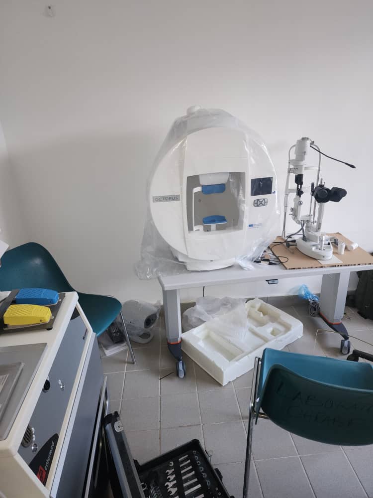 Installation de matériel médical